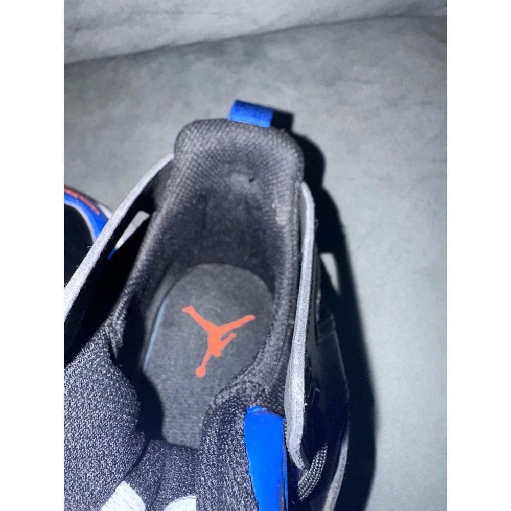 Jordan Flight Club 91 Men's Black Blue‎ Basketball Shoes Size 8